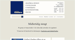 Desktop Screenshot of galleriosebro.no